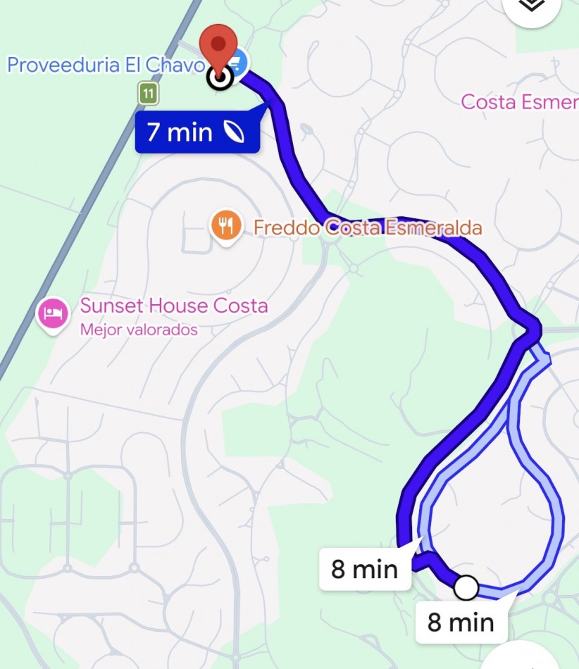 Lote 1000 m² en Costa Esmeralda - Residencial I, a metros del Golf y Club House
